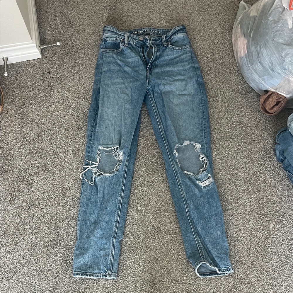 American Eagle Outfitters Distressed Denim Skinny Jeans